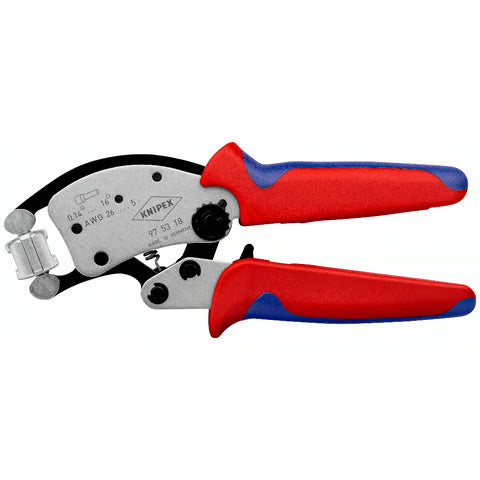 Knipex 97 53 18 Twistor16® Self-Adjusting Crimping Pliers