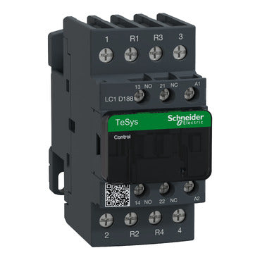 Schneider LC1D188E7 TeSys Deca Contactor 4P 2NO+2NC 32A AC-1 48V AC