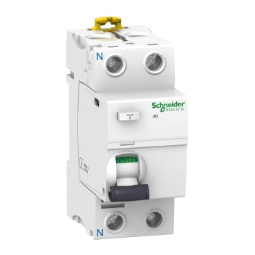 Schneider A9R01240 Acti9 iID RCCB 2P 40A 30mA Type A DIN Rail