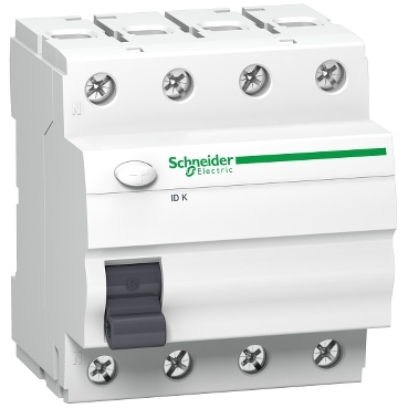 Schneider A9Z01440 Acti9 ID K RCCB 4P 40A 30mA Type A DIN Rail