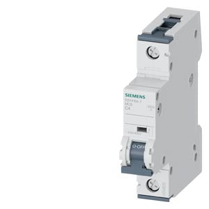 Siemens 5SY4104-7 Miniature Circuit Breaker 1P C4A 10kA
