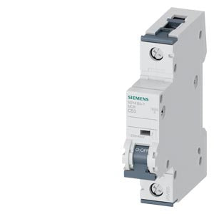 Siemens 5SY4150-7 Miniature Circuit Breaker 1P C50A 10kA