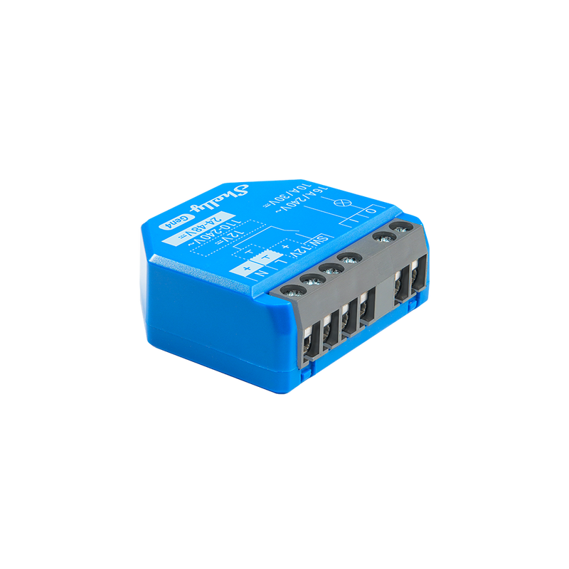 Shelly 1 Gen4 WiFi Zigbee Matter Smart Relay 16A Dry Contact