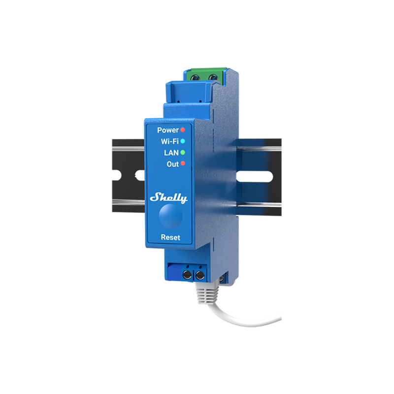 Shelly Pro 1 WiFi LAN DIN Rail Smart Relay 16A Potential-Free Contact