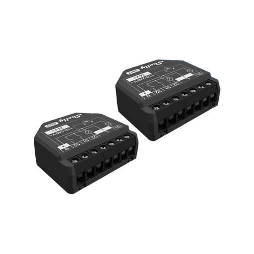 Shelly 2PM Gen3 WiFi Smart 2-Channel Relay 16A Metering Roller