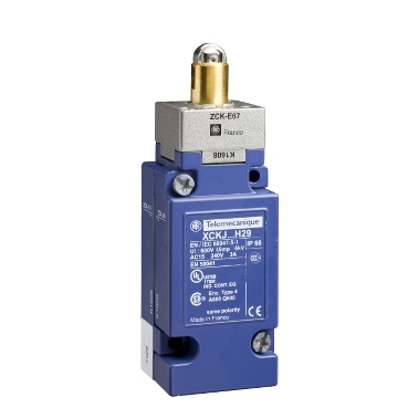 Telemecanique XCKJ1167 Limit Switch Reinforced Roller Plunger 1 C/O Pg13.5