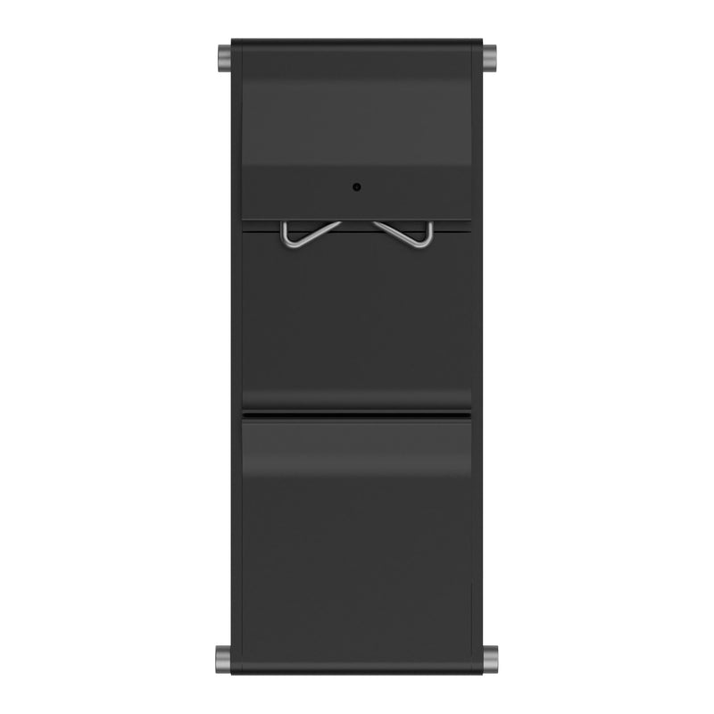 Teltonika TSF010 TSF010000000 Flat Unmanaged Switch, rear view with DIN rail clip