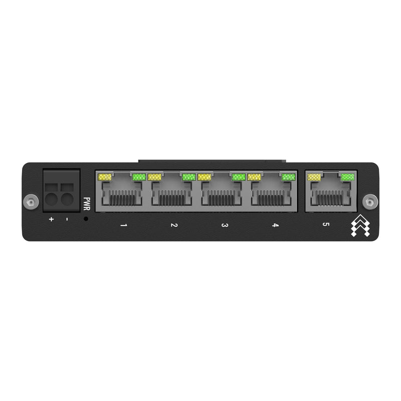 Teltonika TSW010 TSW010000000 Unmanaged DIN Rail Switch, front side