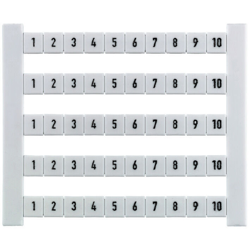 Weidmuller 0518960031 DEK 6 FWZ 31-40 Dekafi Terminal marker 5 x 6mm, white