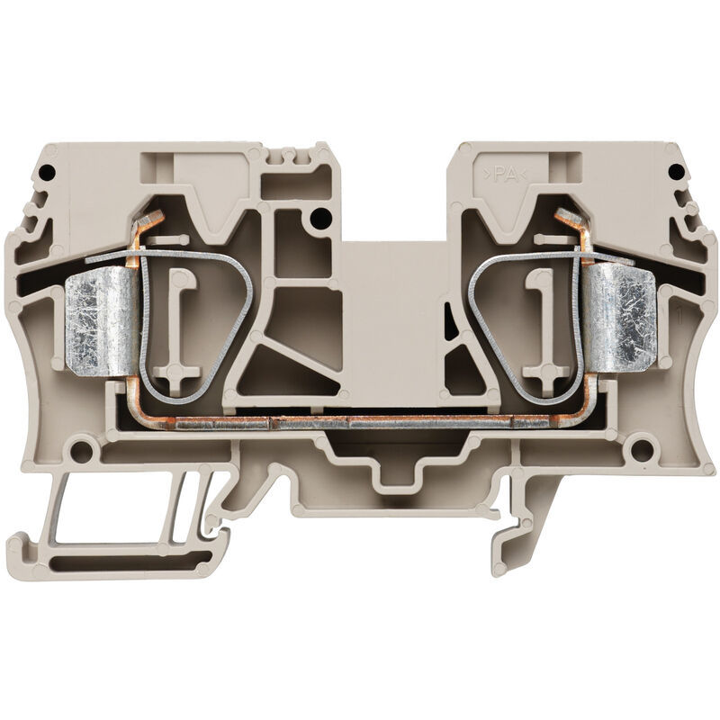 Weidmuller 1745230000 ZDU 16 Feed-through terminal 16mm² 1000V 76A, dark beige