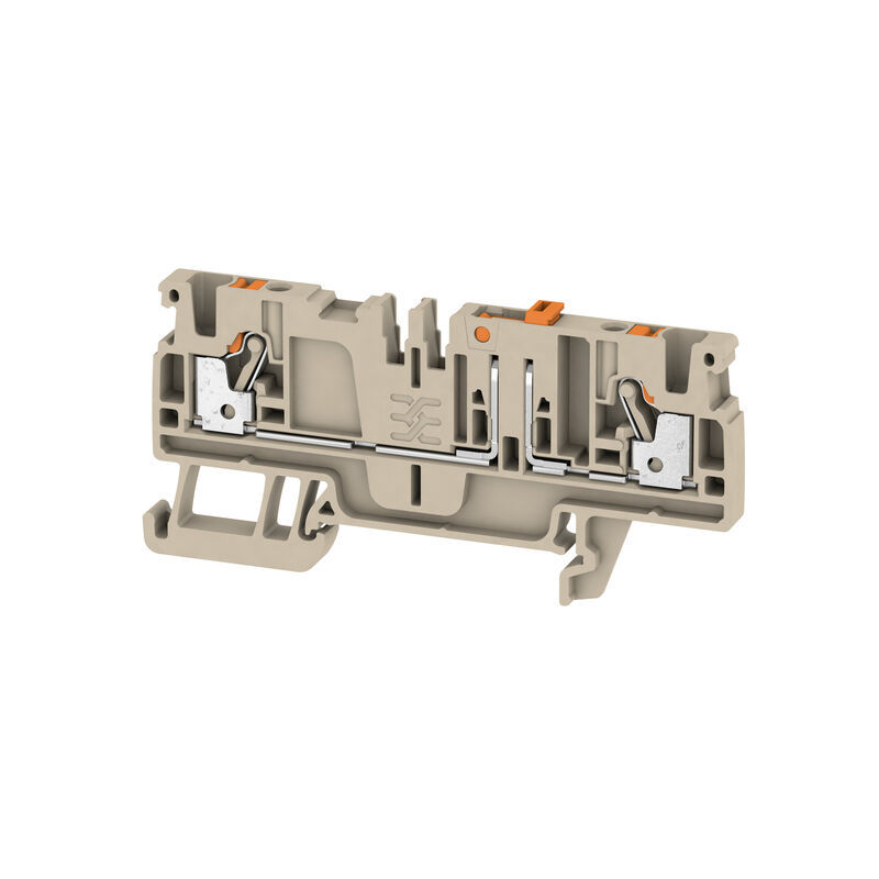 Weidmuller 1989800000 ADT 2,5 2C Test-disconnect terminal PUSH IN 2,5mm² 500V 20A, dark beige