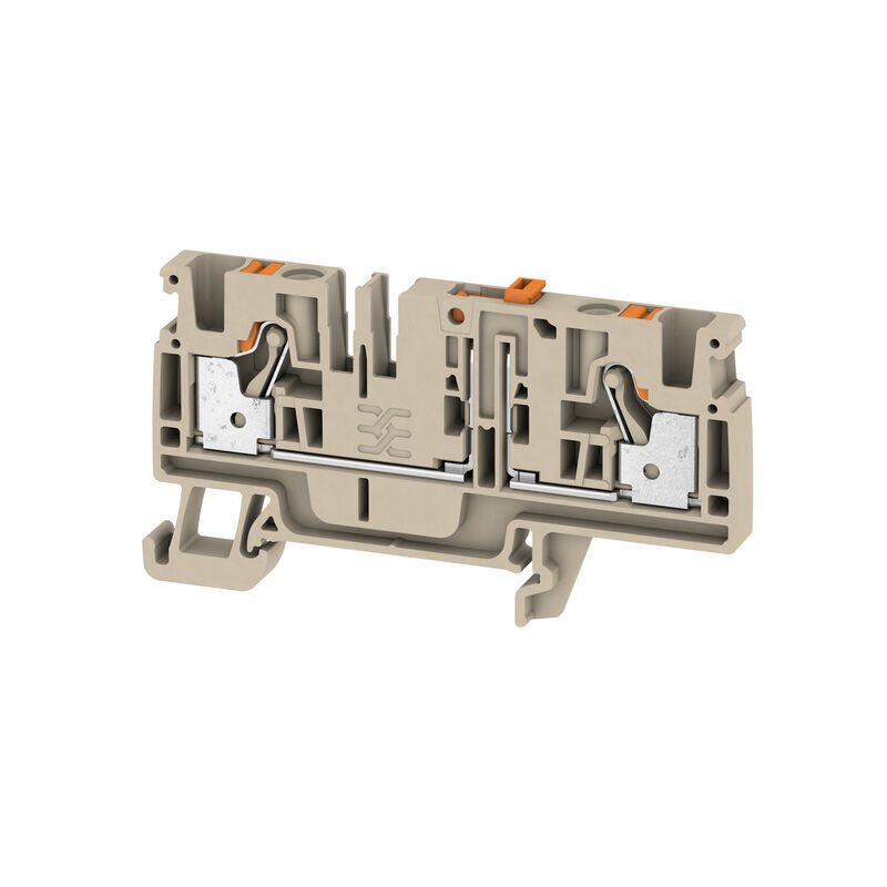 Weidmuller 2429850000 ADT 4 2C PUSH IN Test-disconnect terminal 4 mm² 500 V 20 A, dark beige