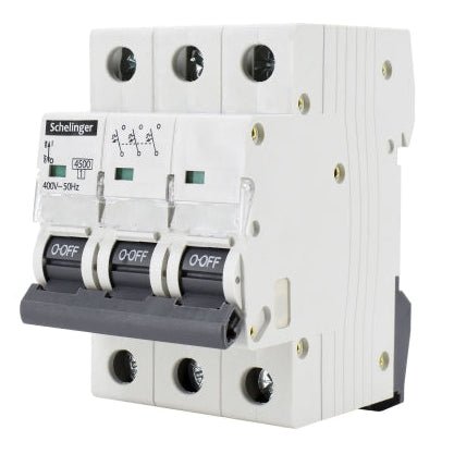 A02 - G7 - 3P - B06 Schelinger Overcurrent Circuit Breaker 3P B6A - Gabby Electric