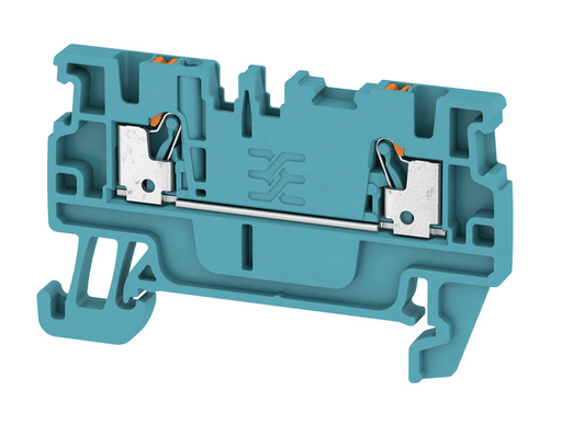 A2C 1,5 BL Feed - through terminal PUSH IN 1,5mm² 500V 17,5A, blue - Gabby Electric