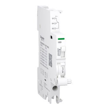 A9A26907 Schneider Electric Auxiliary Contact, Acti9 iSD 1C/O 100mA 6A - Gabby Electric