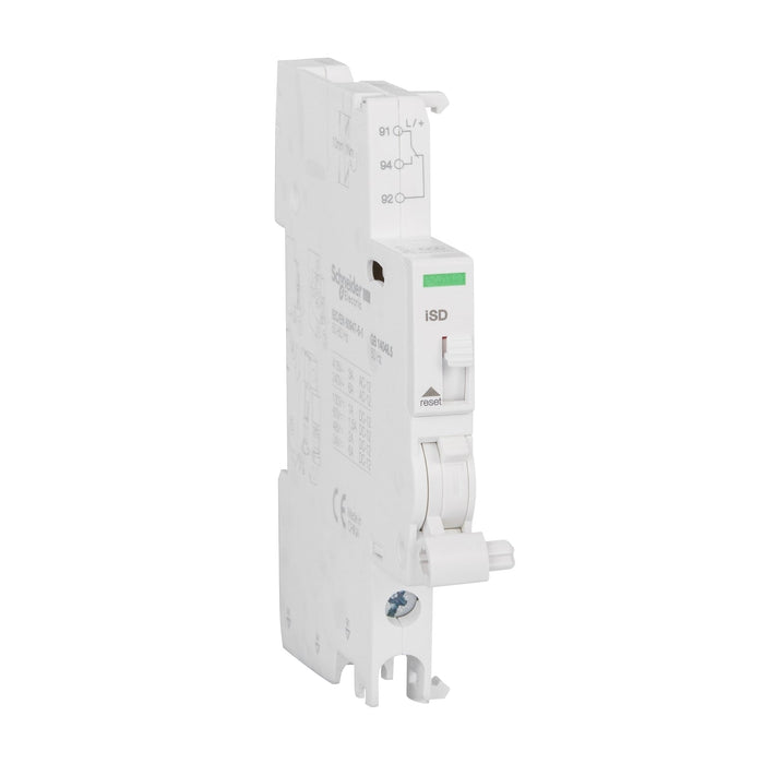 A9A26927 Auxiliary contact, Acti9, iSD, 1OC, AC/DC - Gabby Electric