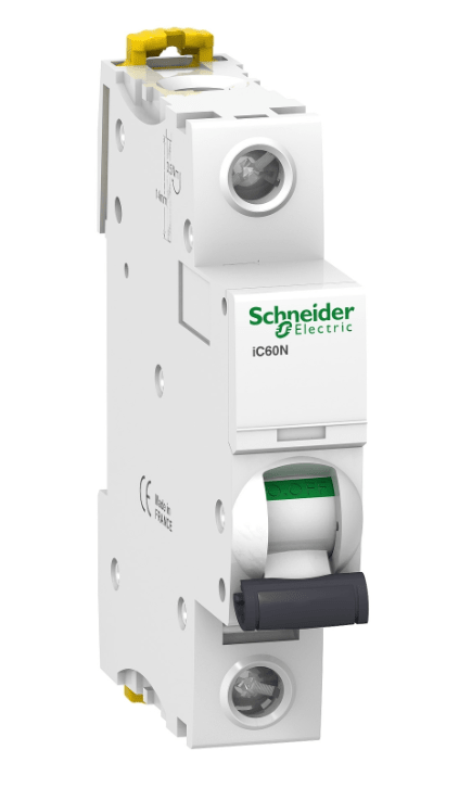 A9F74103 Schneider Electric Miniature circuit breaker (MCB), Acti9 iC60N, 1P, 3A, C curve, 6kA - Gabby Electric