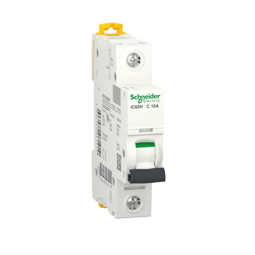 A9F84110 Schneider Electric Miniature Circuit Breaker (MCB), Acti9 iC60H 1P C10A 10kA - Gabby Electric