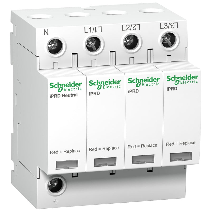 A9L40601 iPRD40r modular surge arrester - 3P + N - 350V - with remote transfert