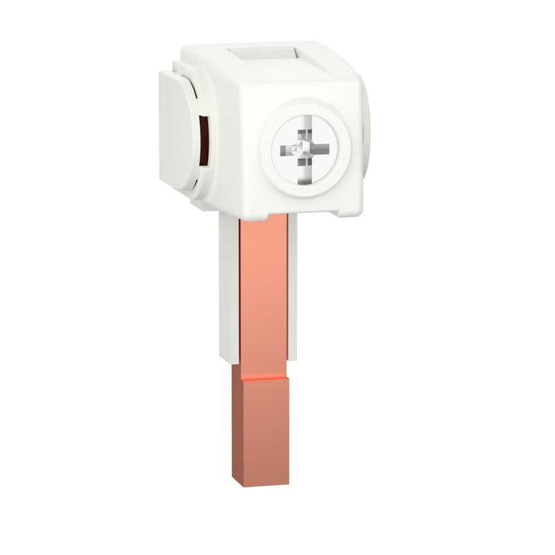 A9XPCM04 Set of 4 connectors 100A monoconnect for 3P+N comb busbar - Gabby Electric