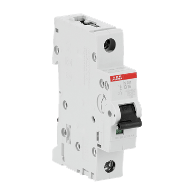ABB 2CDS251001R1165 S201 MCB 1P 16A B Curve 6kA DIN Rail