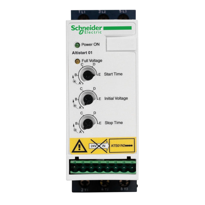 ATS01N206QN soft starter for asynchronous motor - ATS01 - 6 A - 380..415V - 1.5..3 KW - Gabby Electric