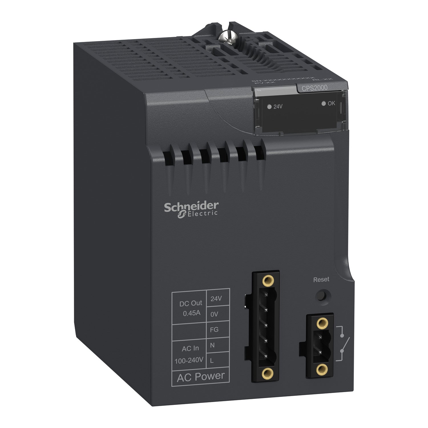 Schneider BMXCPS2000 Power Supply Module, Modicon X80 100-240VAC 20W ...