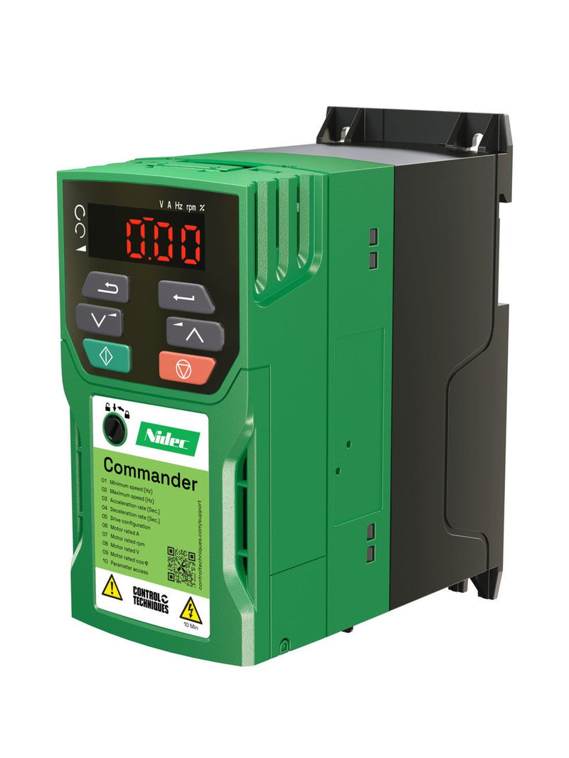 C300 - 01200024A10100AB100 Nidec C300 Frequency drive 1Ph 0,37kW 2,4A 230V - Gabby Electric