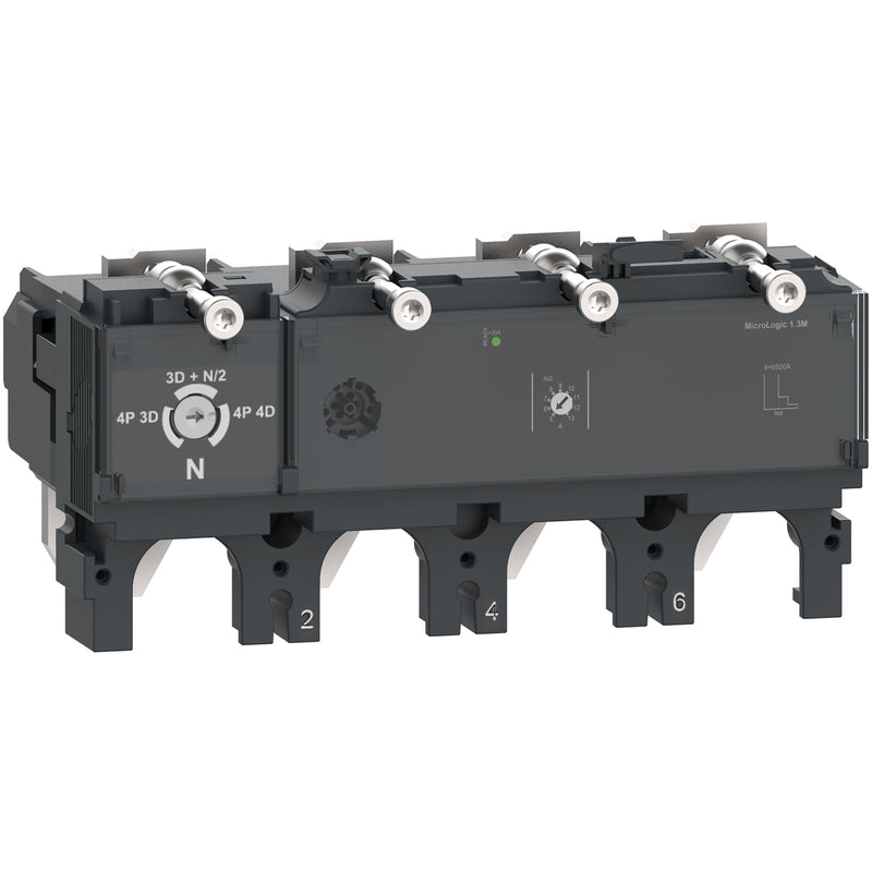 C4042D400 Trip unit MicroLogic 2.3, ComPacT NSX400/630, 4 poles, electronic basic protections, 400A rating - Gabby Electric