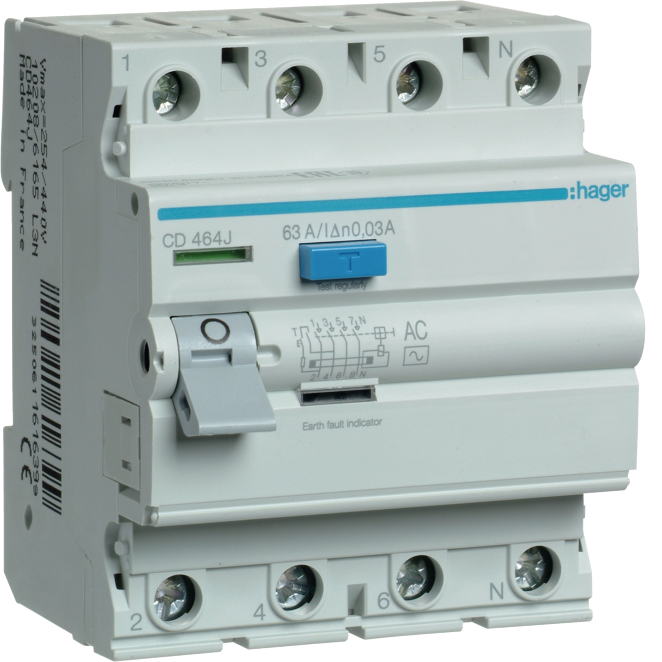 Hager Residual Current Circuit Breakers (RCCB)