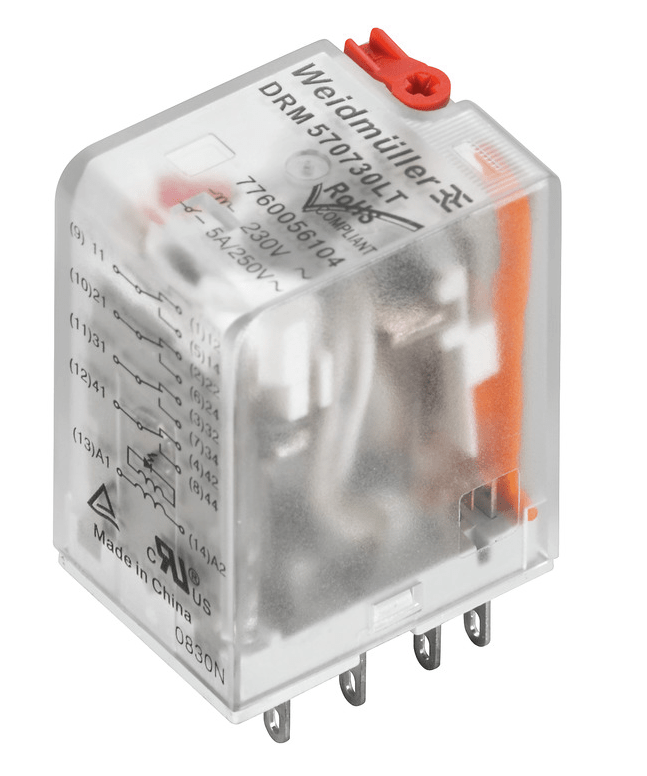 Weidmuller 7760056104 DRM570730LT Relay 4CO 230V AC 5A — Gabby Electric