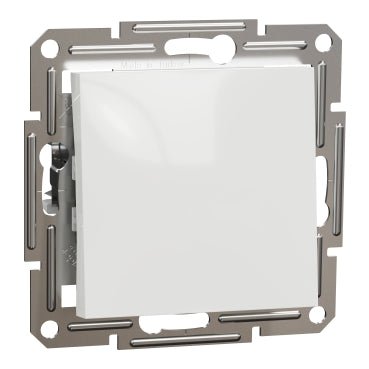 EPH0470121 Schneider Electric Asfora Switch 1P 2 Way, 10AX Screwless, Without Frame, White