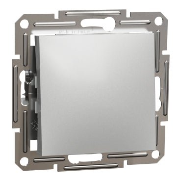 EPH0500161 Schneider Electric Asfora Intermediate Switch, Screwless Terminals, Without Frame, Aluminium