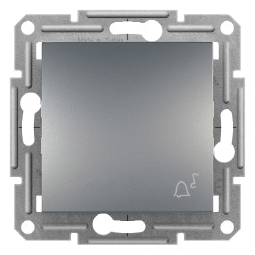 EPH0800162 Schneider Electric Asfora Pushbutton, Screwless Terminals, Bell Symbol, Steel