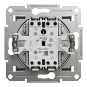 EPH1300161 Roller blind pushbutton screwless terminals, wo frame, aluminium - Gabby Electric