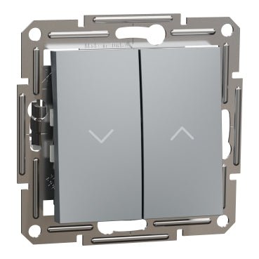 EPH1300162 Schneider Electric Asfora Roller Blind Pushbutton, Screwless Terminals, Without Frame, Steel