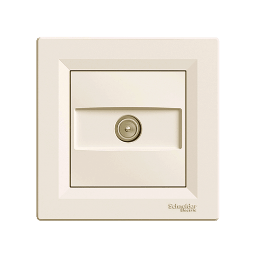 EPH3200123 Schneider Electric Asfora TV Socket 1dB, Cream