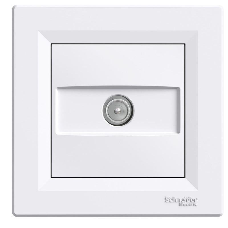 EPH3200221 Asfora, TV socket intermediate, 4dB, white - Gabby Electric