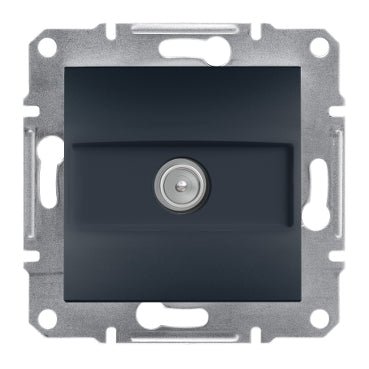EPH3200371 Schneider Electric Asfora TV Socket Intermediate 8dB, Anthracite