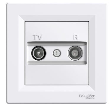 EPH3300121 Schneider Electric AsforaTV/R Socket 1dB, White