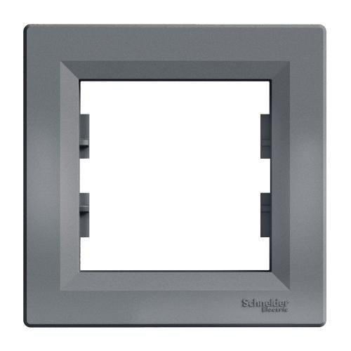 EPH5800162 Schneider Electric Asfora Frame 1 Gang, Steel