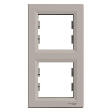 EPH5810269 Schneider Electric Asfora Vertical Frame 2 Gang, Bronze