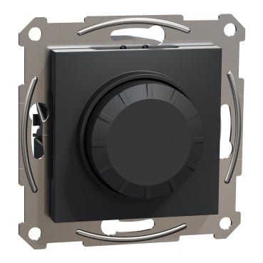 EPH6800171 Schneider Electric Asfora Rotary Dimmer Multiwire LED 230V 370W Without Frame, Anthracite