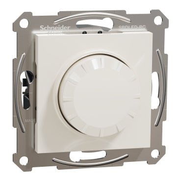 EPH6870123 Schneider Electric Asfora Rotary Dimmer Multiwire LED 230V 370W Without Frame, Cream