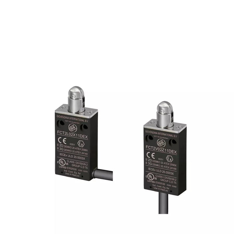 FCT2L03Z11D Giovenzana Wired thermoplastic limit switch din holes - 2m - Gabby Electric