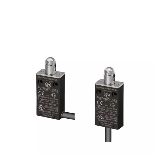 FCT2L03Z11D Giovenzana Wired thermoplastic limit switch din holes - 2m - Gabby Electric