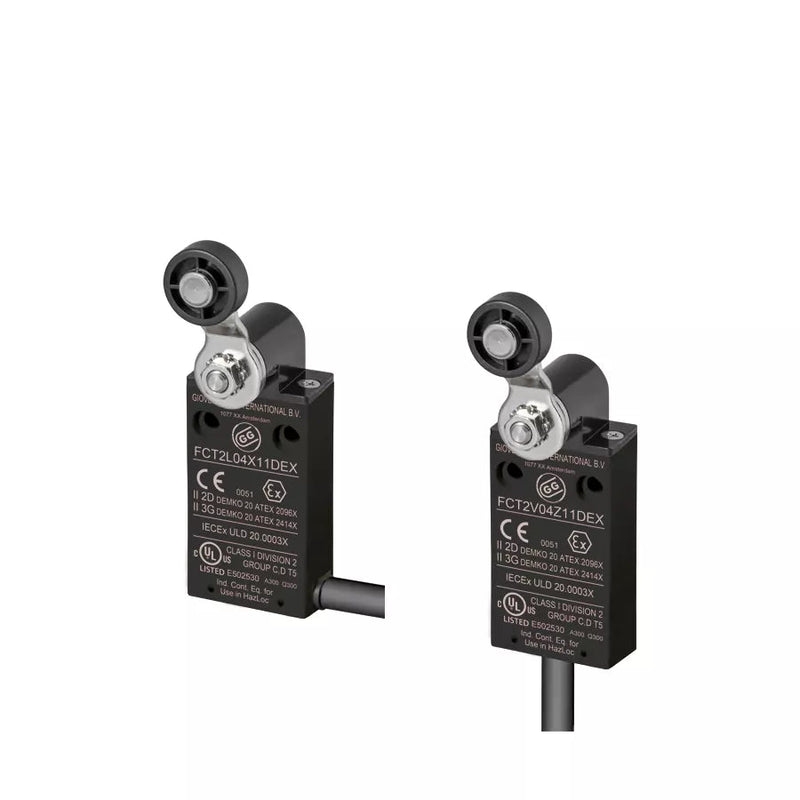 FCT2L04Z11D Giovenzana Wired thermoplastic limit switch din holes - 2m - Gabby Electric