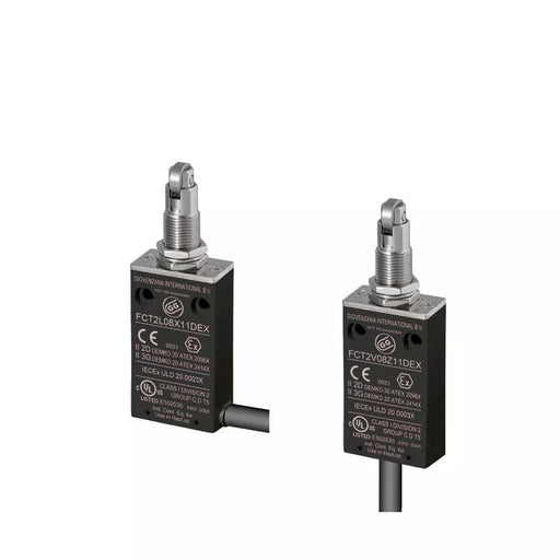 FCT2L08Z11D Giovenzana Wired thermoplastic limit switch din holes - 2m - Gabby Electric