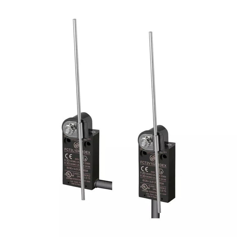 FCT2L10Z11D Giovenzana Wired thermoplastic limit switch din holes - 2m - Gabby Electric