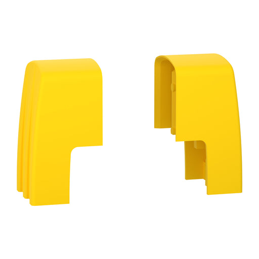 Schneider A9XPE210 Acti9 Linergy FH yellow 2-pole comb busbar end caps
